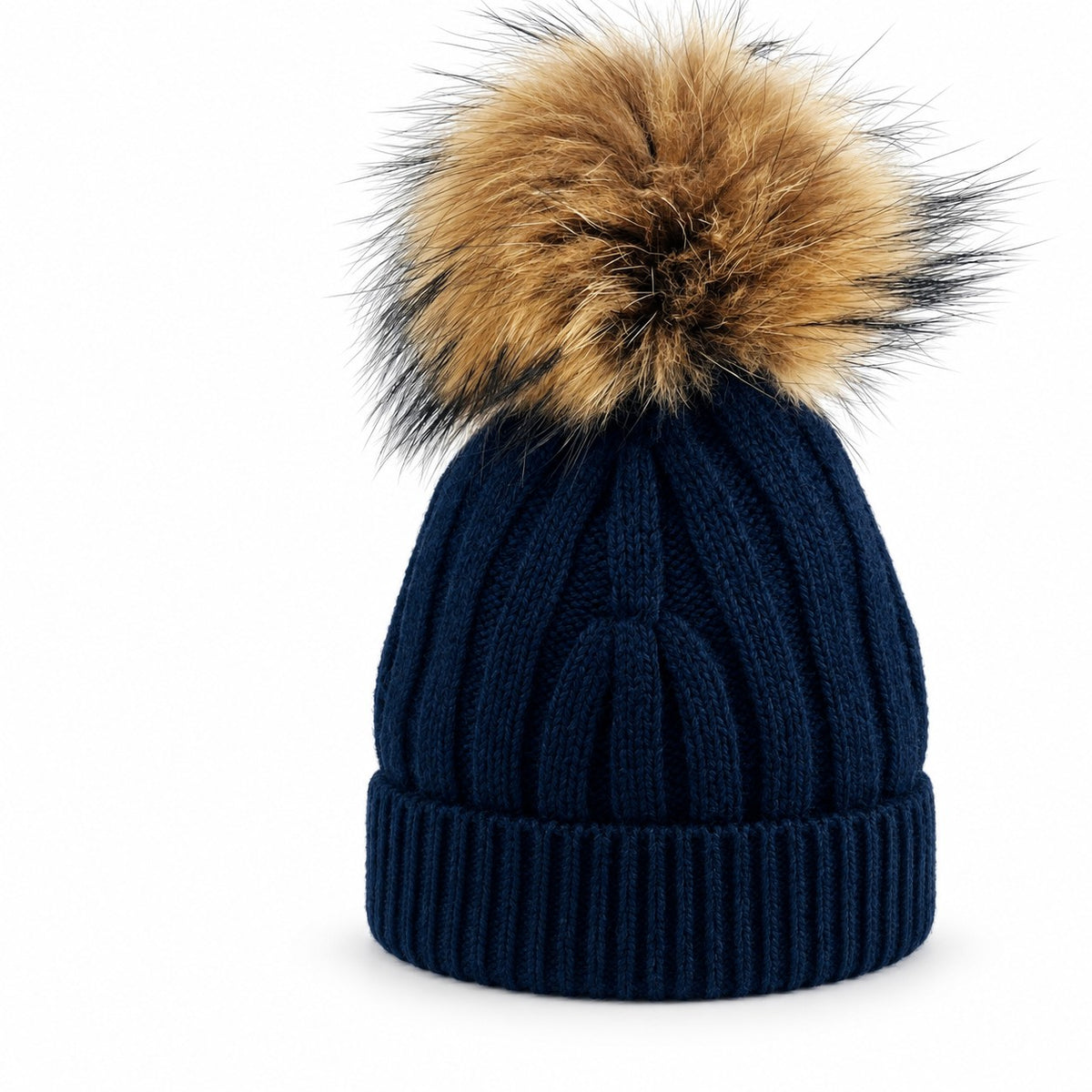 Cappello in lana merino e cashmere con ponpon Klaiadì KD470
