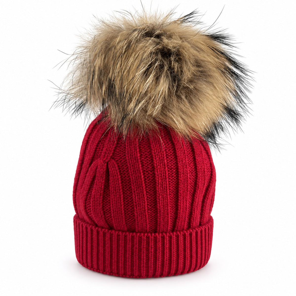Cappello in lana merino e cashmere con ponpon Klaiadì KD470