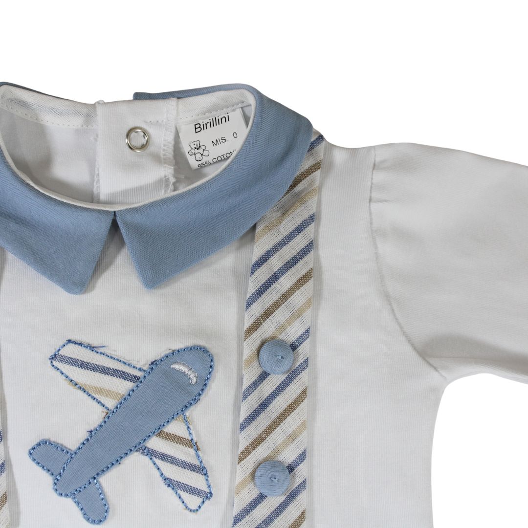 Tutina due pezzi neonato 6266 Birillini