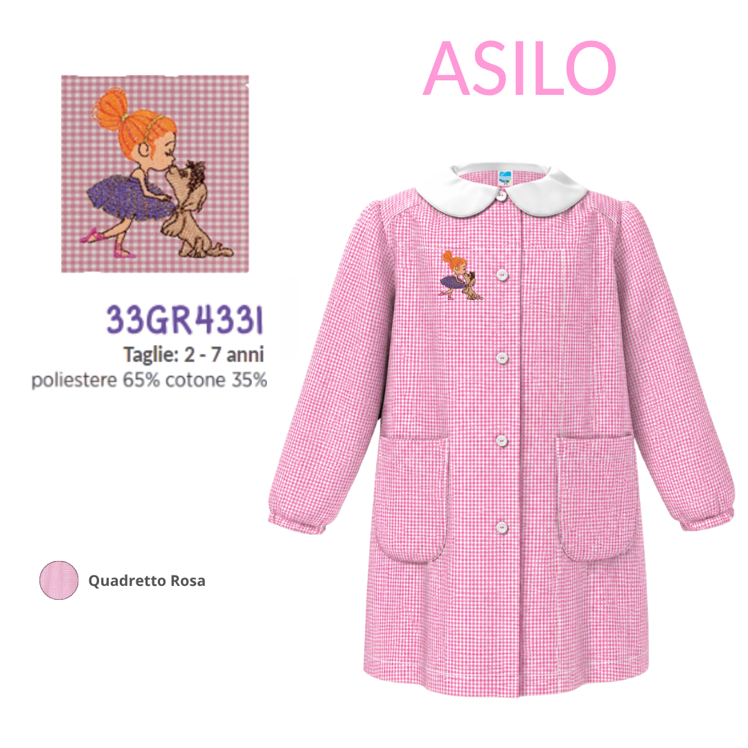 Grembiule Asilo Femmina Siggi 33Gr4331 Qr