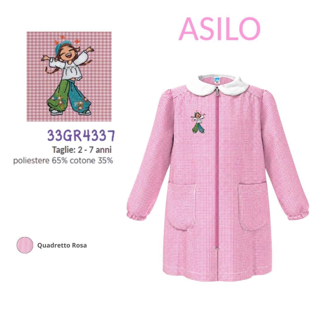 Grembiule Asilo Femmina Siggi 33Gr4337 Qr