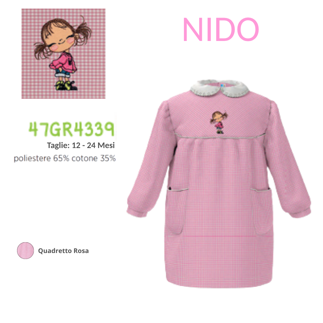 Grembiule Nido Femmina Siggi 47GR4339 Qr