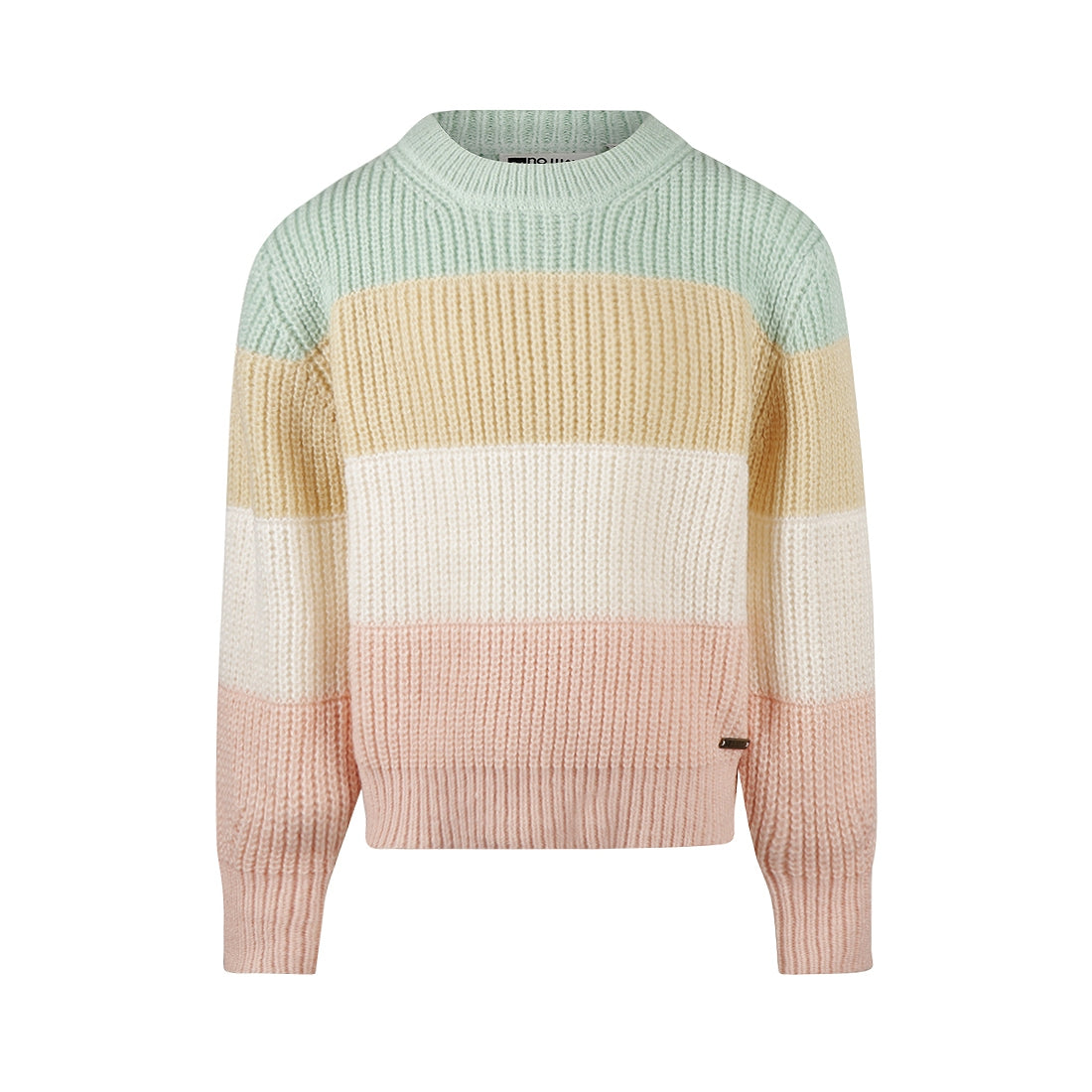 Pullover in lana merino biologica per bambina e ragazza No Way Monday O56077