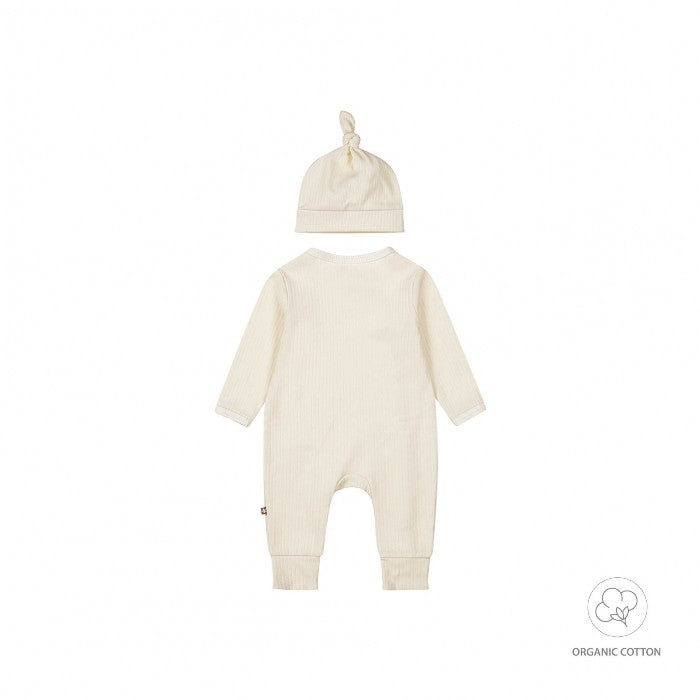 Tutina neonato + cappello in cotone biologico WN1240 Dirkje Noos