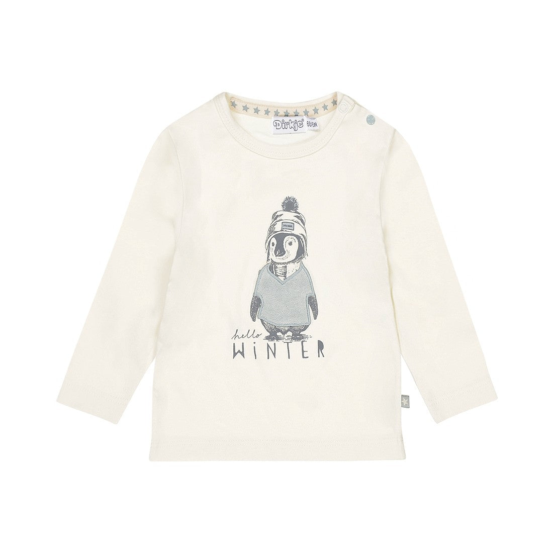 Maglia manica lunga per neonato con stampa Dirkje O56607