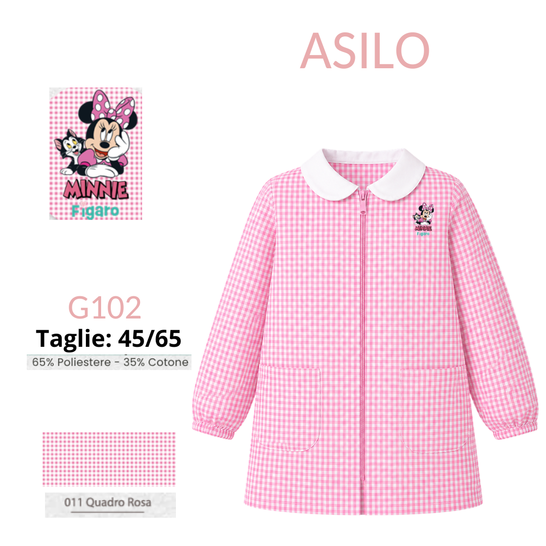 Grembiule Minnie asilo femmina G102 QR