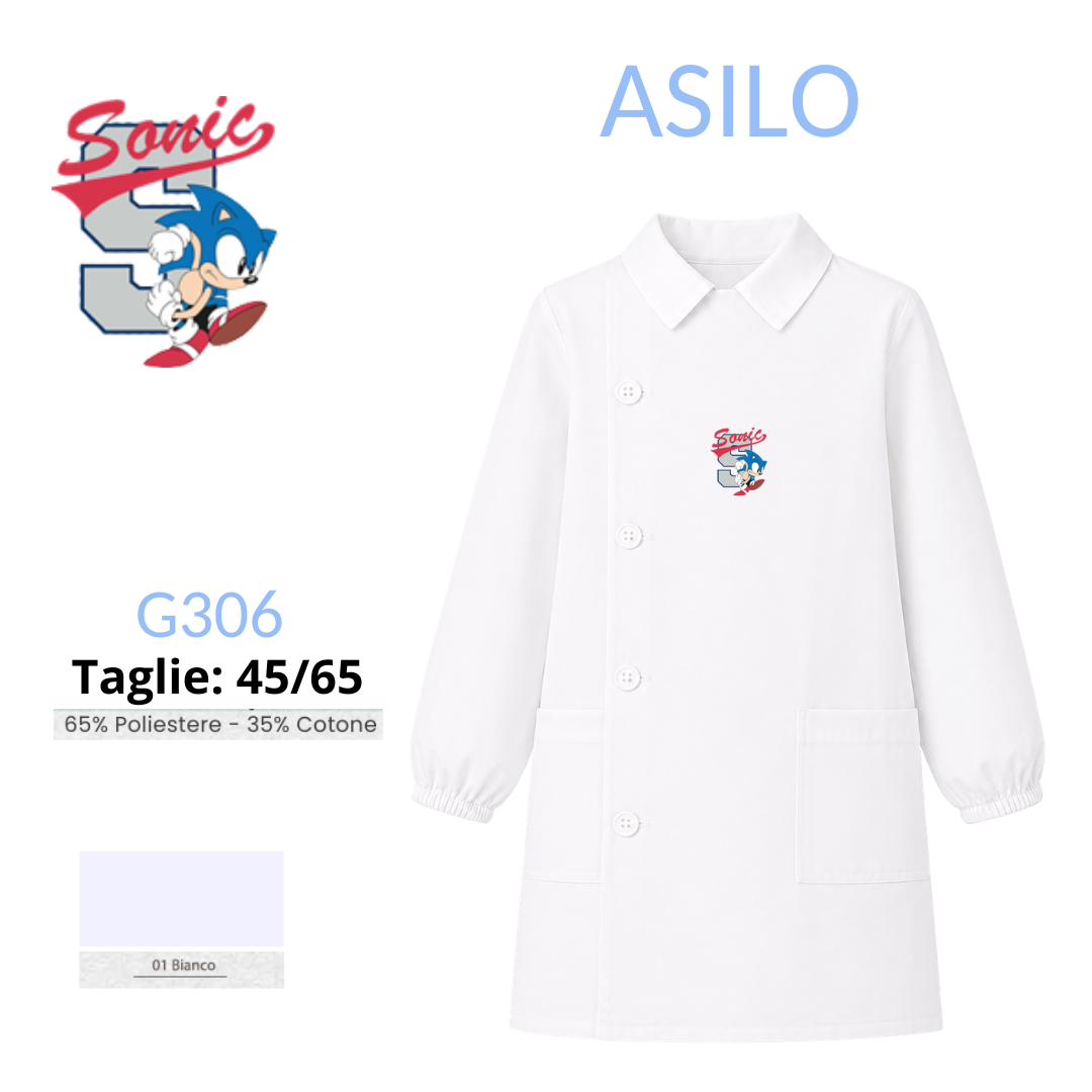 Grembiule Sonic asilo maschio G306 BNC
