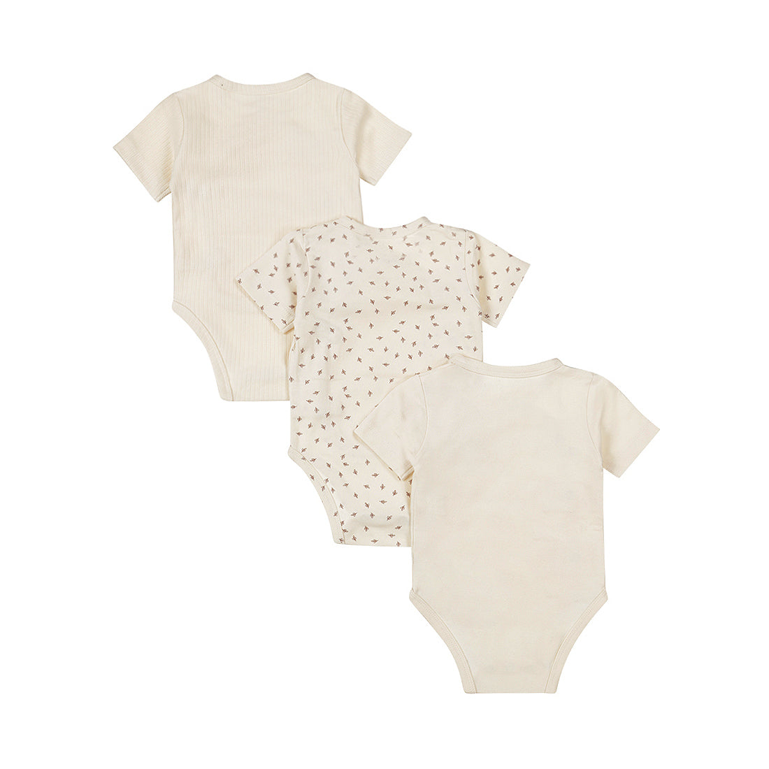 Body in cotone biologico neonato unisex a 2 strati WN1242 DIRKJE NOOS