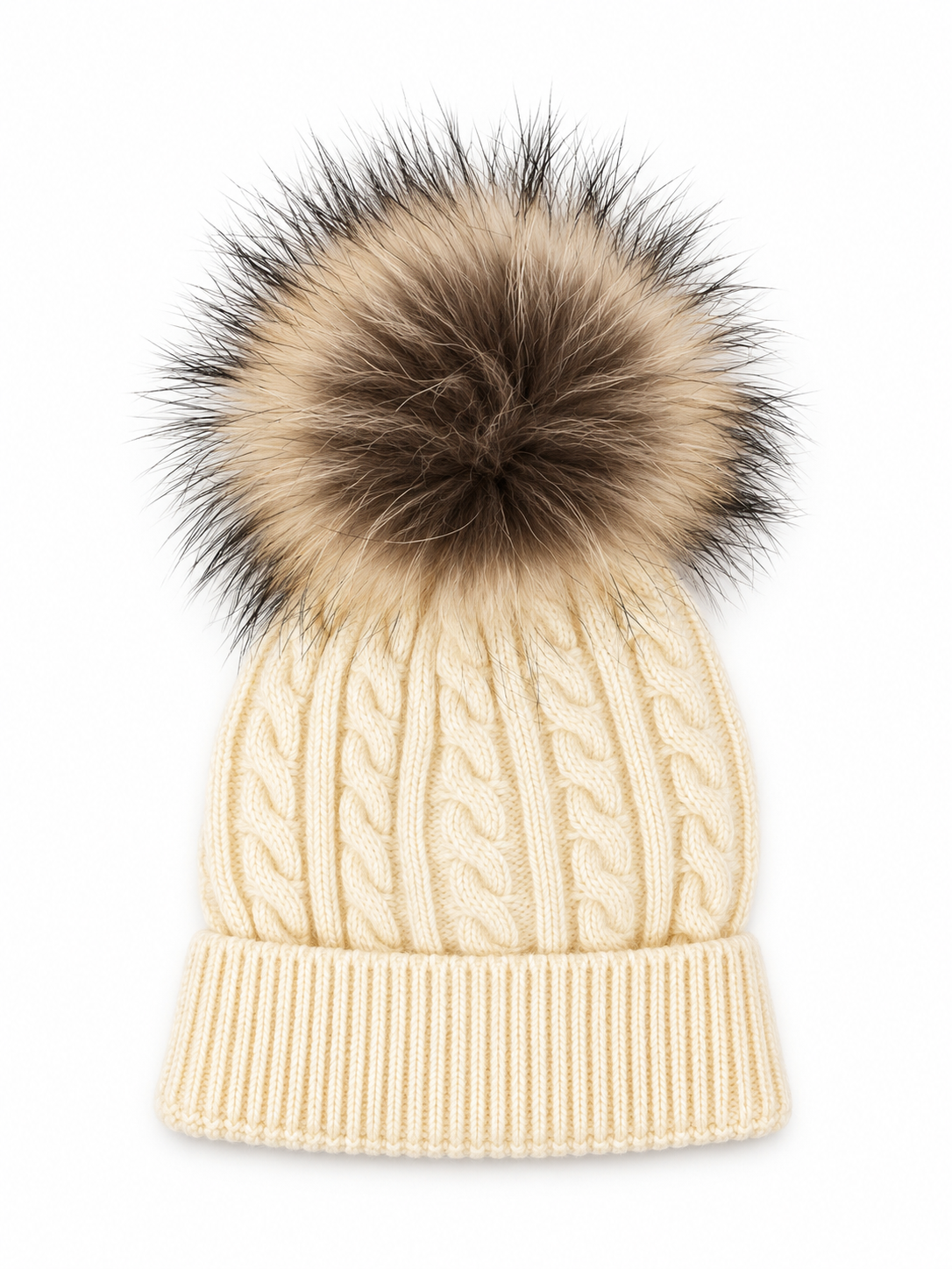 Cappello in lana merino e cashmere con ponpon Klaiadì KD472
