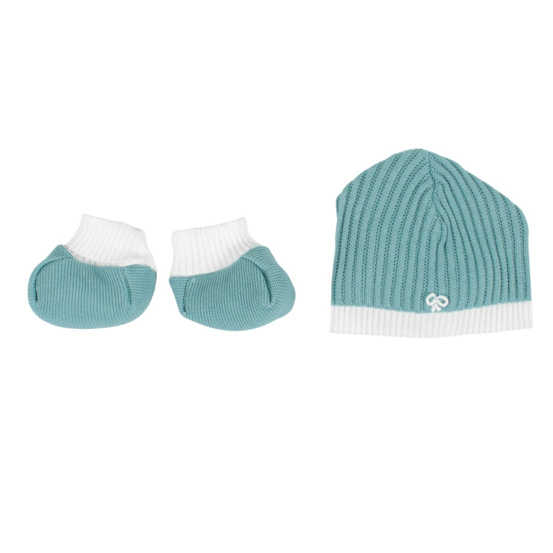 Set coordinato corredino neonato cappello e scarpine Klaiadì K187SC