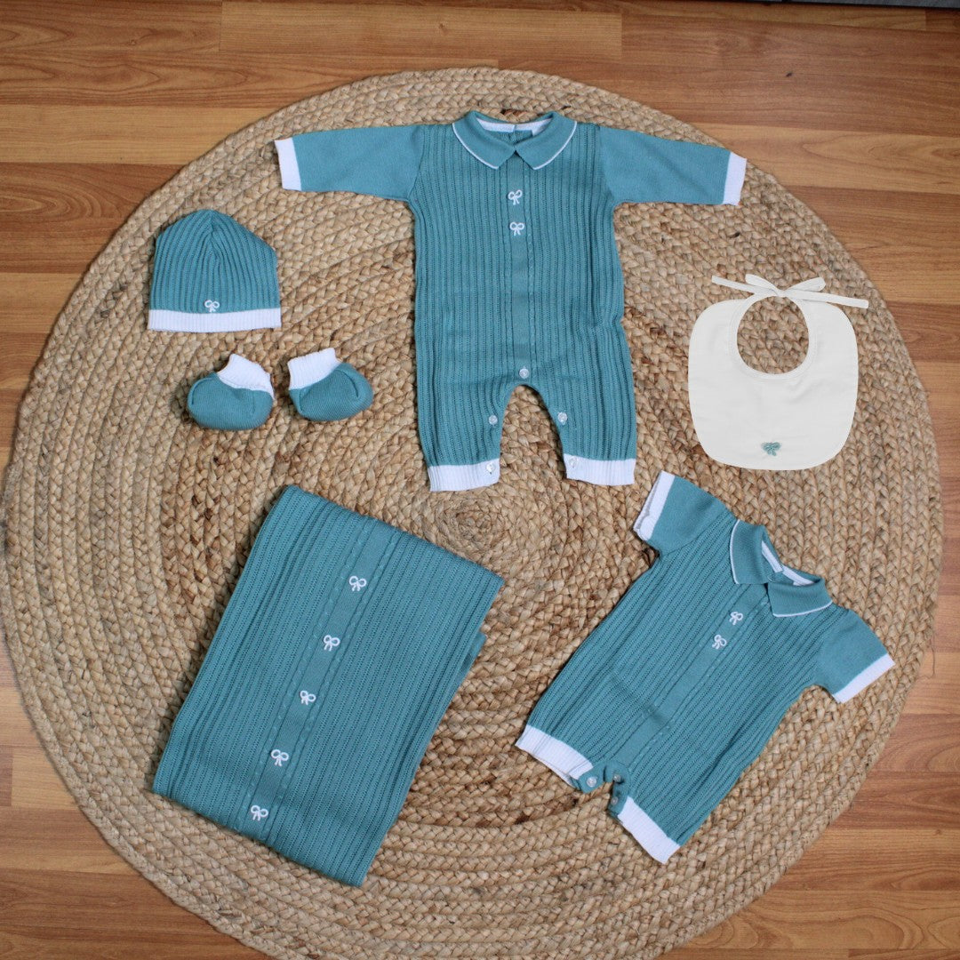 Set coordinato corredino neonato cappello e scarpine Klaiadì K187SC