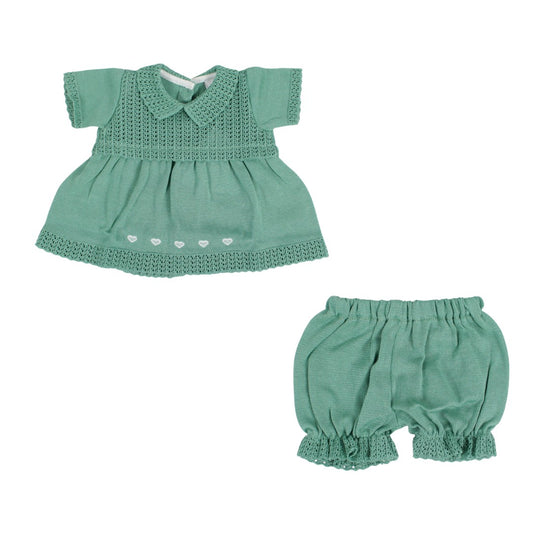 Completo in cotone corredino per neonata Klaiadì K186C2