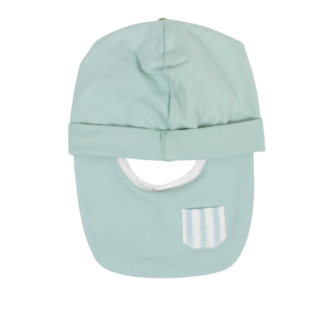 Set coordinato bavetta e cappello corredino neonato Klaiadì K192BC