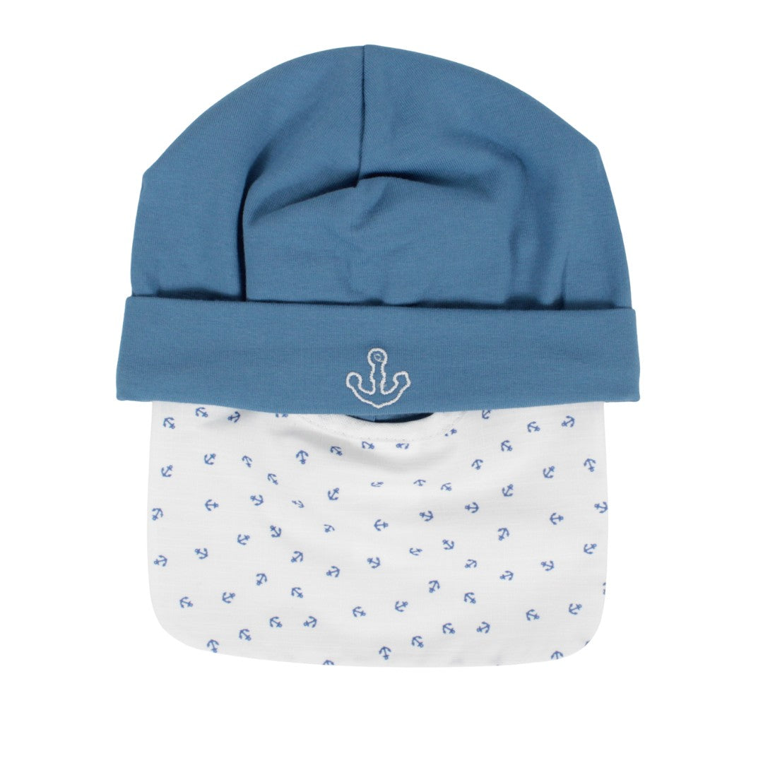 Set corredino per neonato bavetta e cappello Klaiadì K193BC