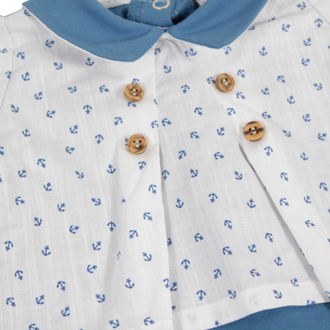 Pagliaccetto corredino per neonato in cotone Klaiadì K193PJ