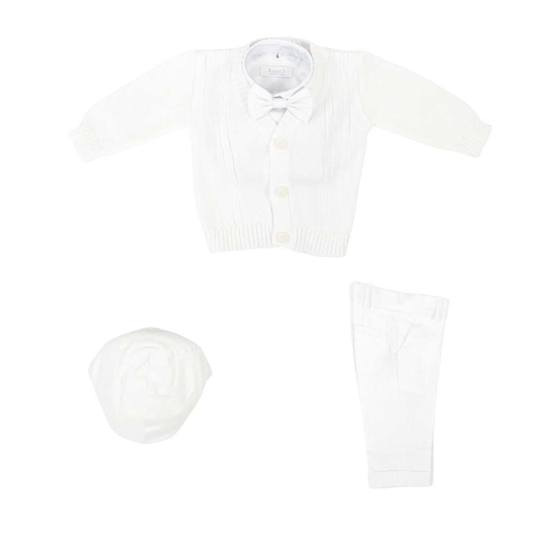 Completo Battesimale in cotone Klaiadi KD2616N
