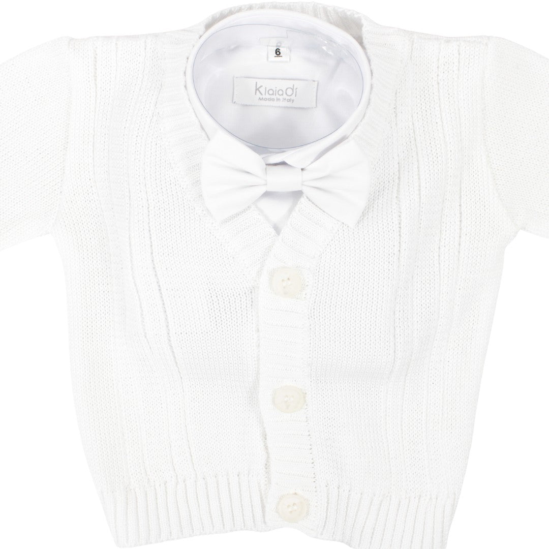Completo Battesimale in cotone Klaiadi KD2616N