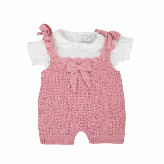 Pagliaccetto corredino per neonata in filo di cotone Klaiadì K185PF