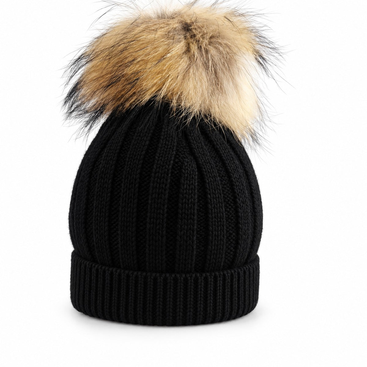 Cappello in lana merino e cashmere con ponpon Klaiadì KD470