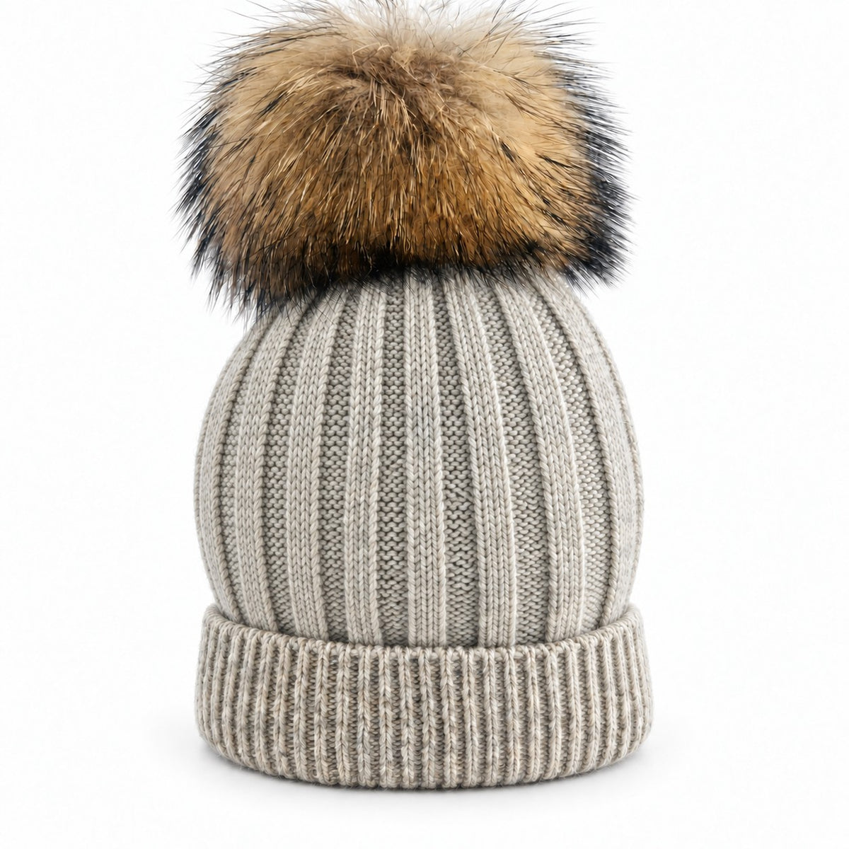 Cappello in lana merino e cashmere con ponpon Klaiadì KD470