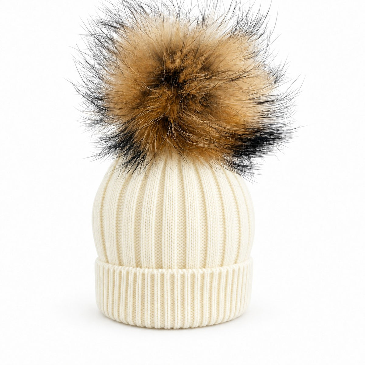 Cappello in lana merino e cashmere con ponpon Klaiadì KD470