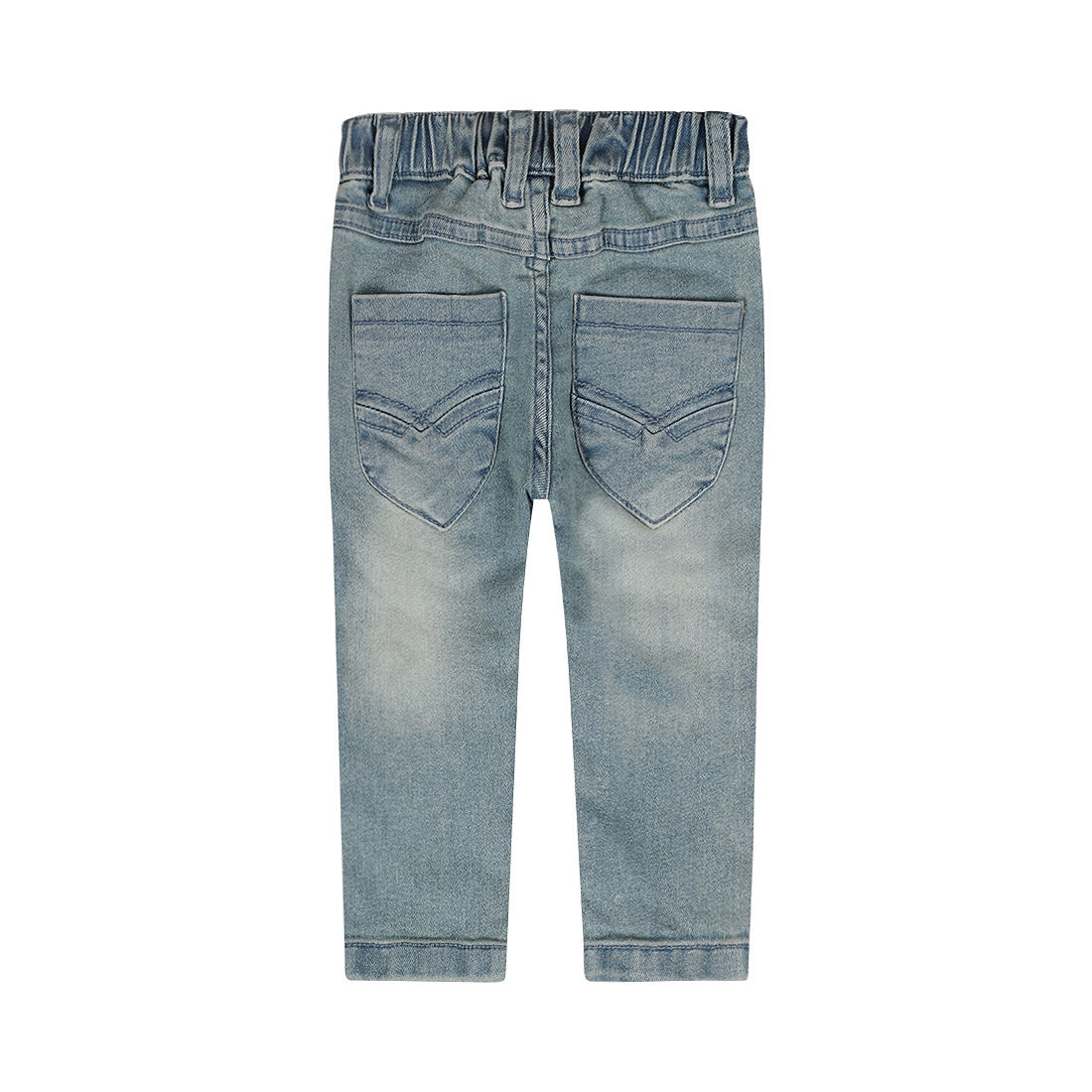 Jeans per neonata con fiori ricamati Dirkje O56369