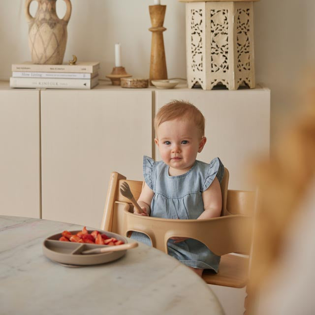 Completo neonata DIRKJE in tela denim P54345