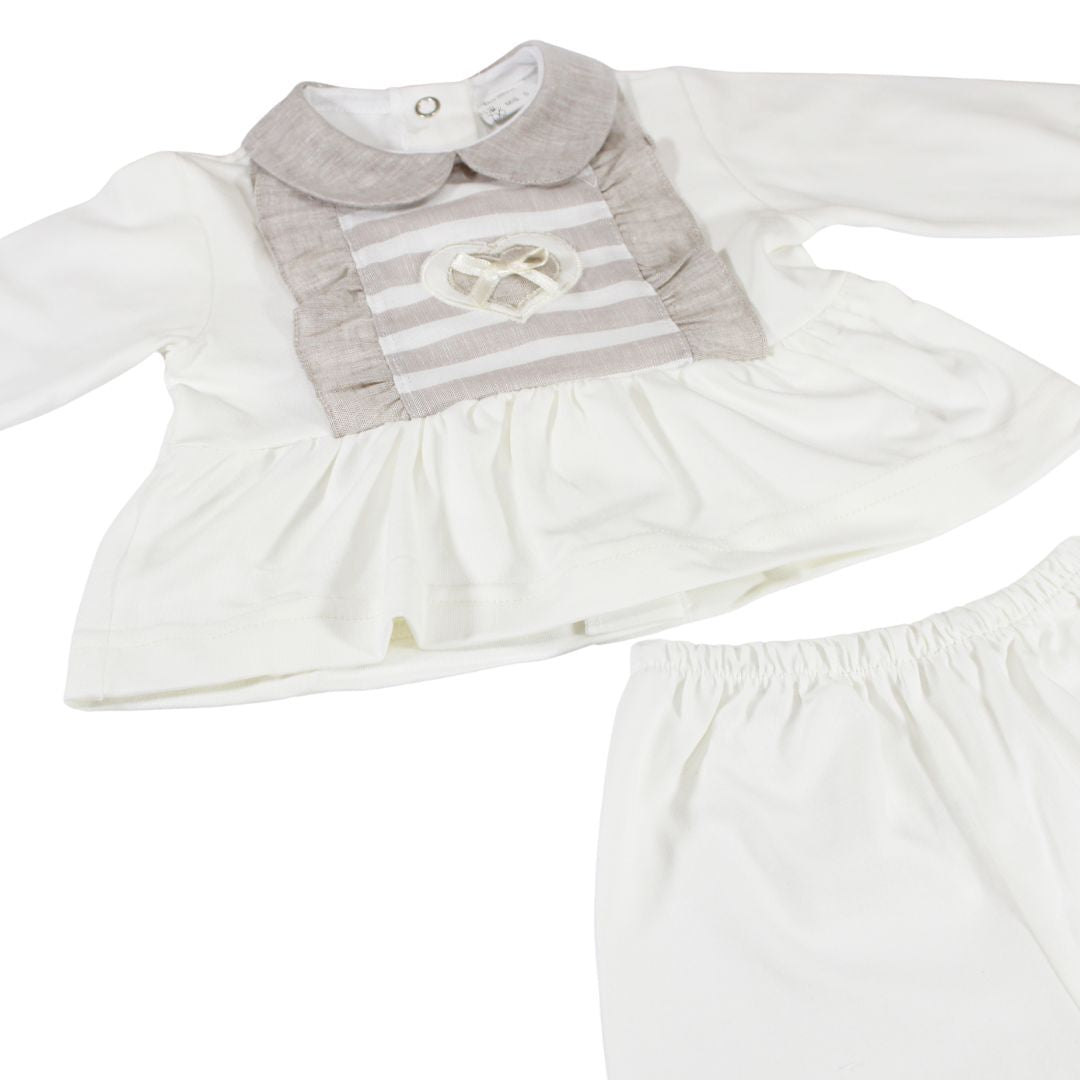Tutina due pezzi neonata 6264 Birillini