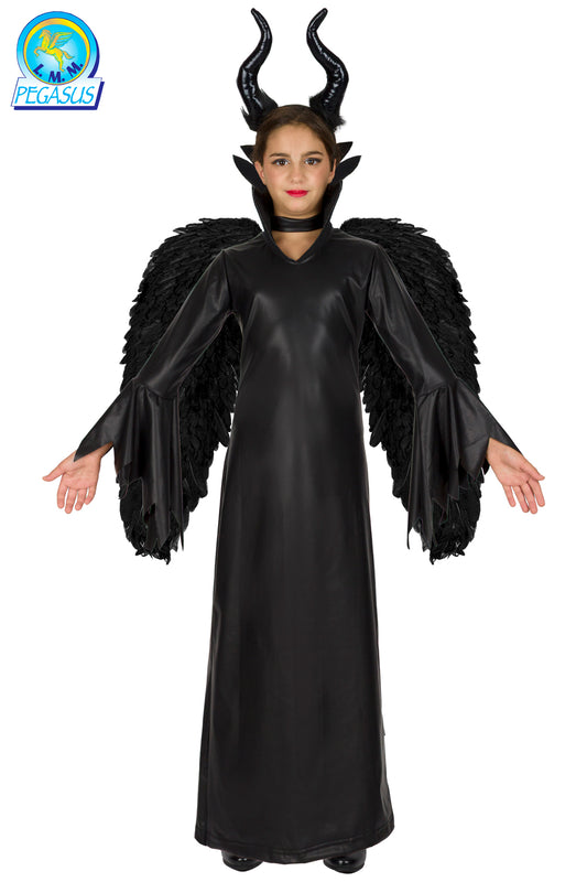 Costume Di Carnevale Bambino/a Da Malefica Lusso Bambina