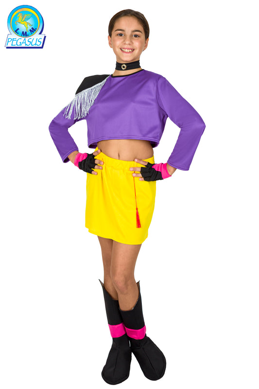 Costume Di Carnevale Bambino/a Da Pop Star Bambina