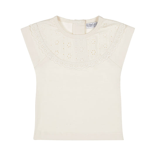T-shirt neonata DIRKJE giro manica P54479
