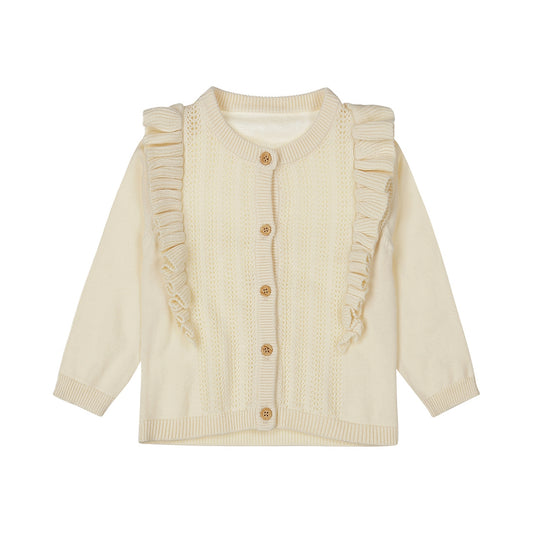 Cardigan neonata DIRKJE in cotone P54395