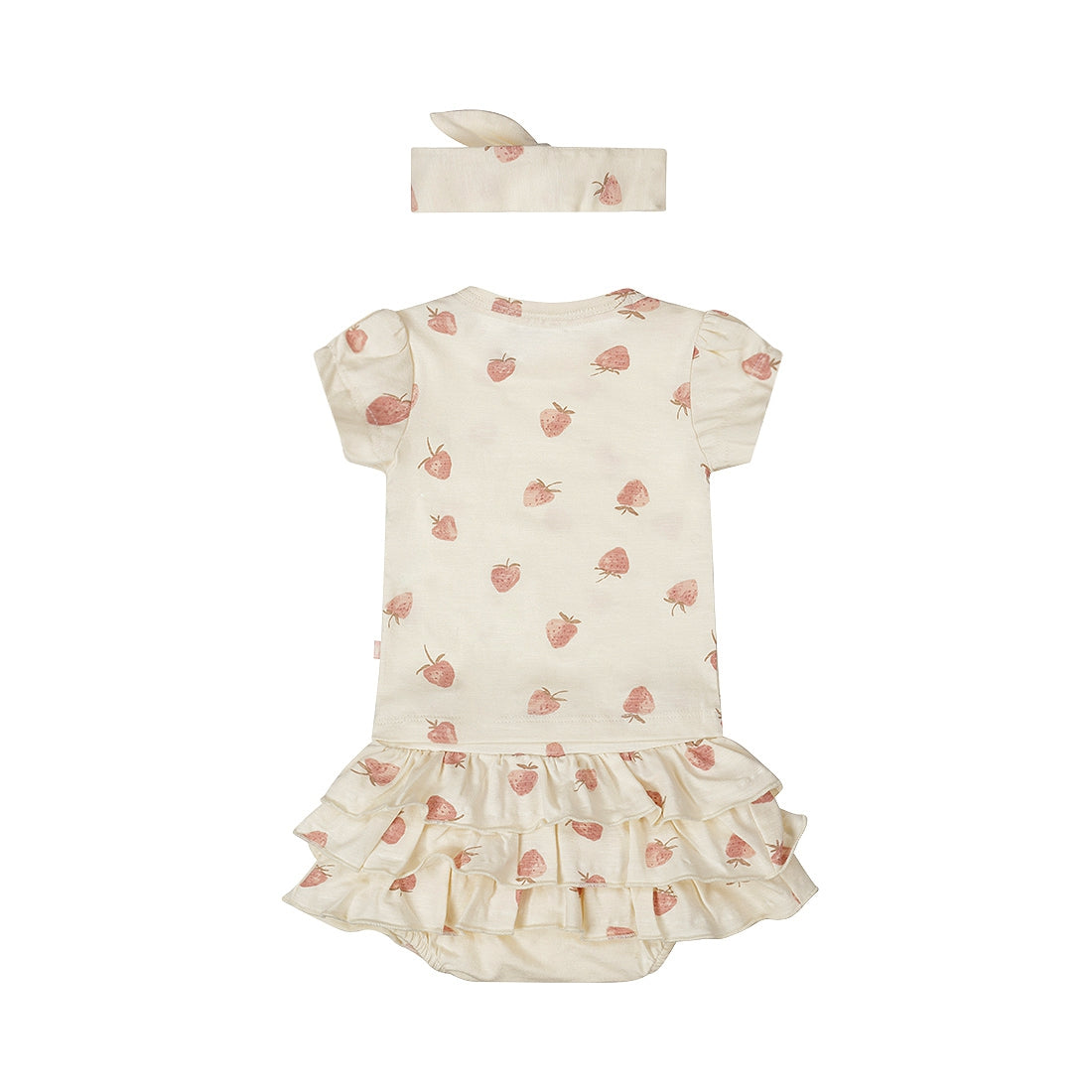Tutina neonata DIRKJE con fascia per capelli P54308