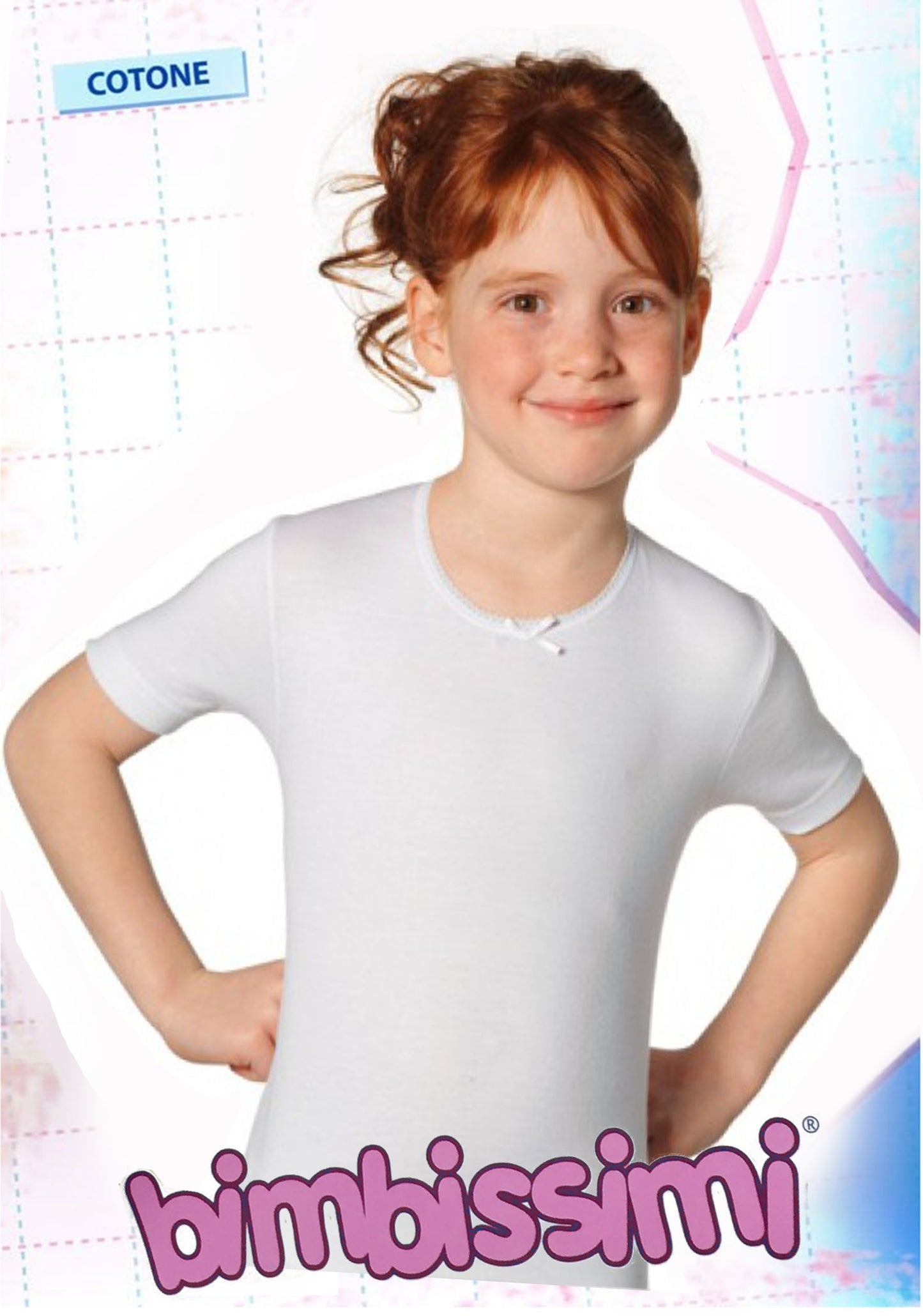 Maglia bambino girocollo mezza manica TM61B Bimbissimi
