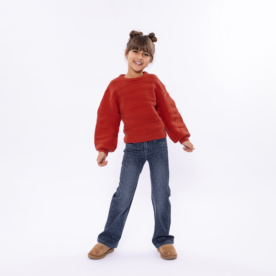 Pullover morbido per bambina e ragazza No Way Monday O56004