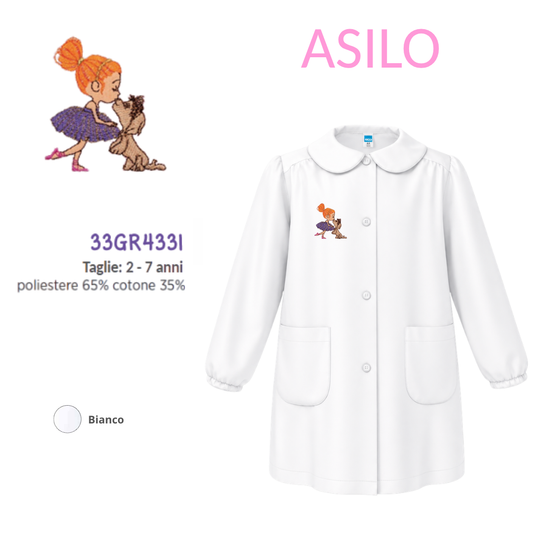 Grembiule Asilo Femmina Siggi 33Gr4331 Bnc