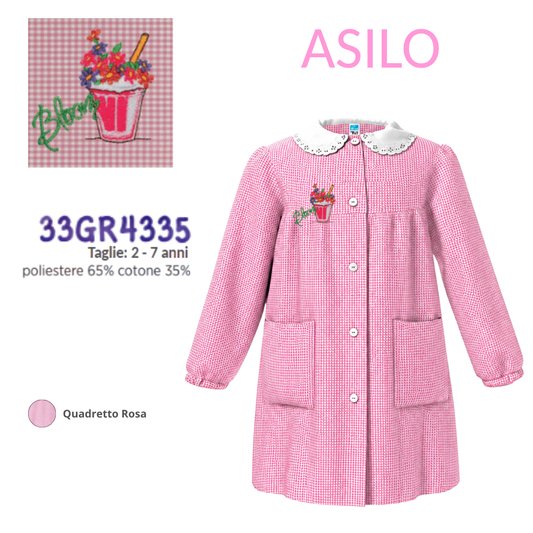 Grembiule Asilo Femmina Siggi 33Gr4335 Qr