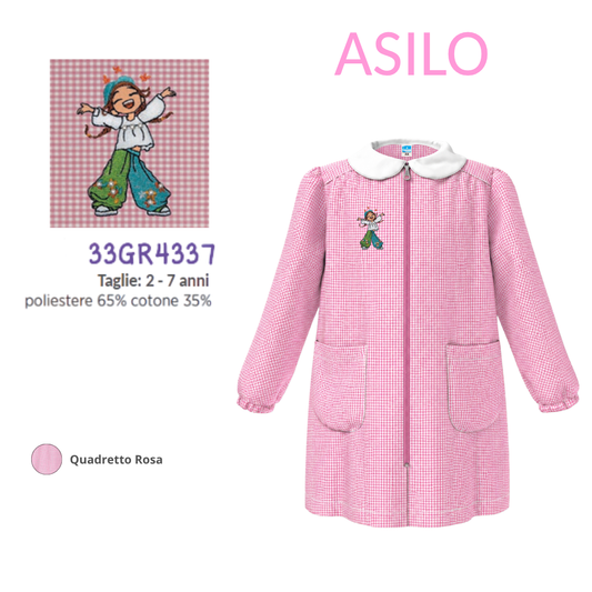 Grembiule Asilo Femmina Siggi 33Gr4337 Qr