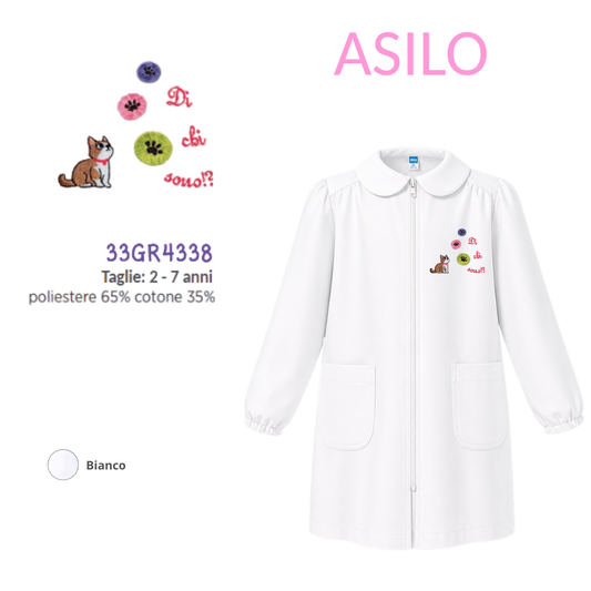 Grembiule Asilo Femmina Siggi 33Gr4338 Bnc