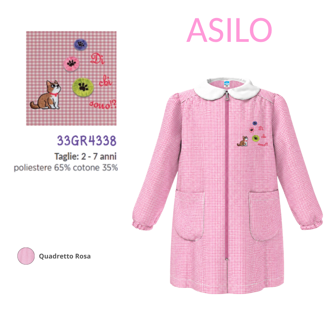 Grembiule Asilo Femmina Siggi 33Gr4338 Qr
