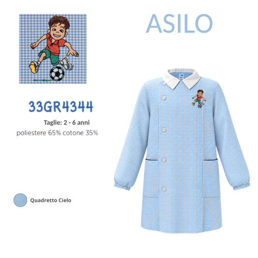 Grembiule Asilo Maschio Siggi 33Gr4344 Qc