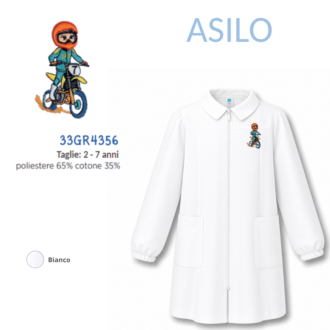 Grembiule Asilo Maschio Siggi 33Gr4356 Bnc