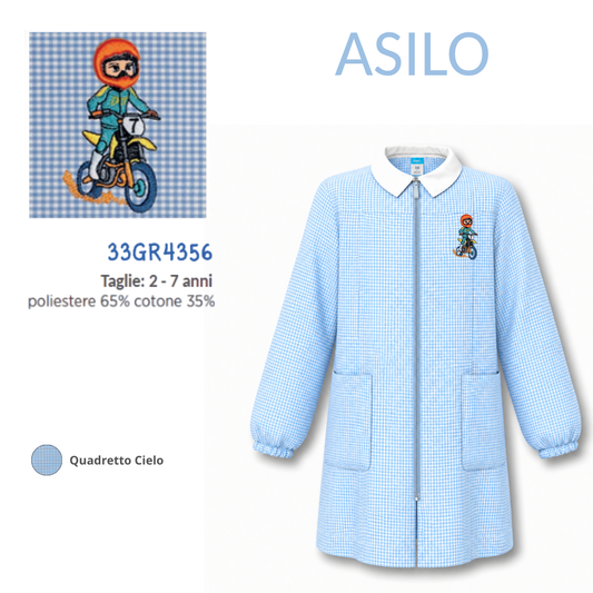 Grembiule Asilo Maschio Siggi 33Gr4356 Qc