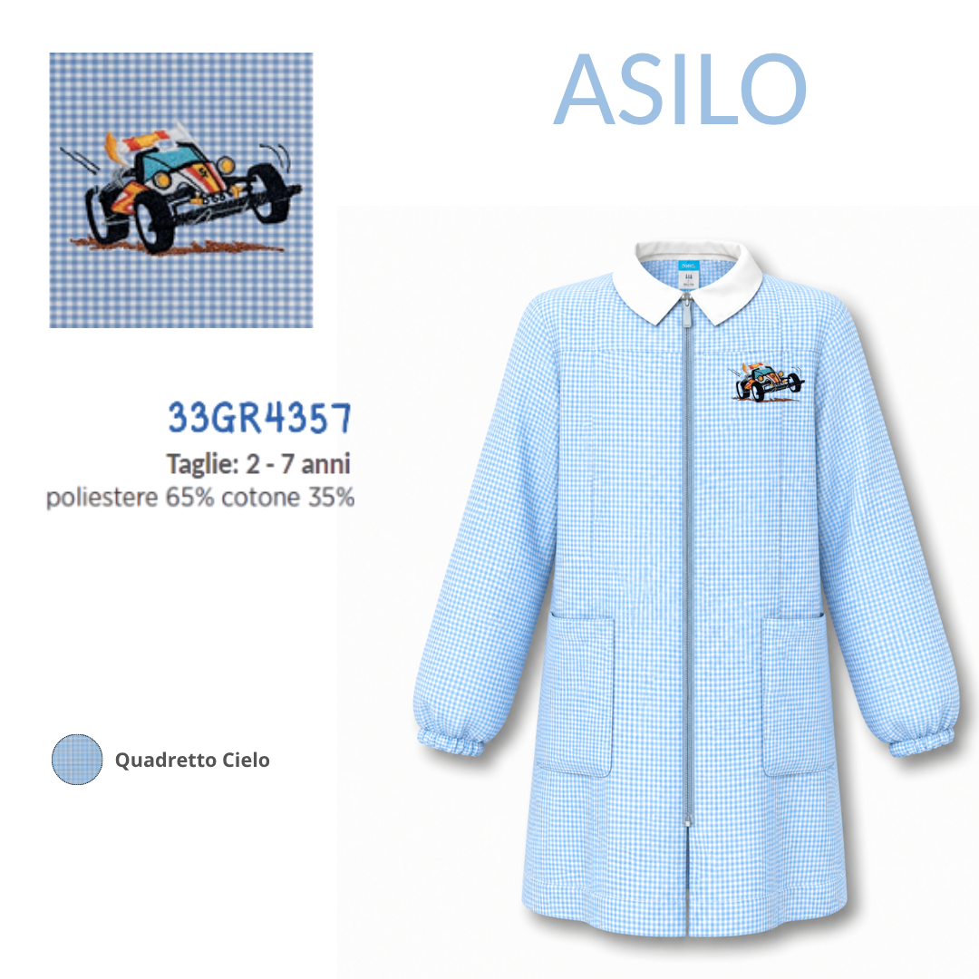 Grembiule Asilo Maschio Siggi 33Gr4357 Qc