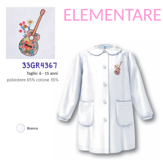Grembiule Scuola Elementare Femmina Siggi 33GR4367 BNC