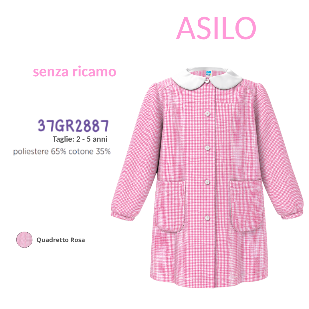 Grembiule Asilo Femmina Siggi 37Gr2887 Qr