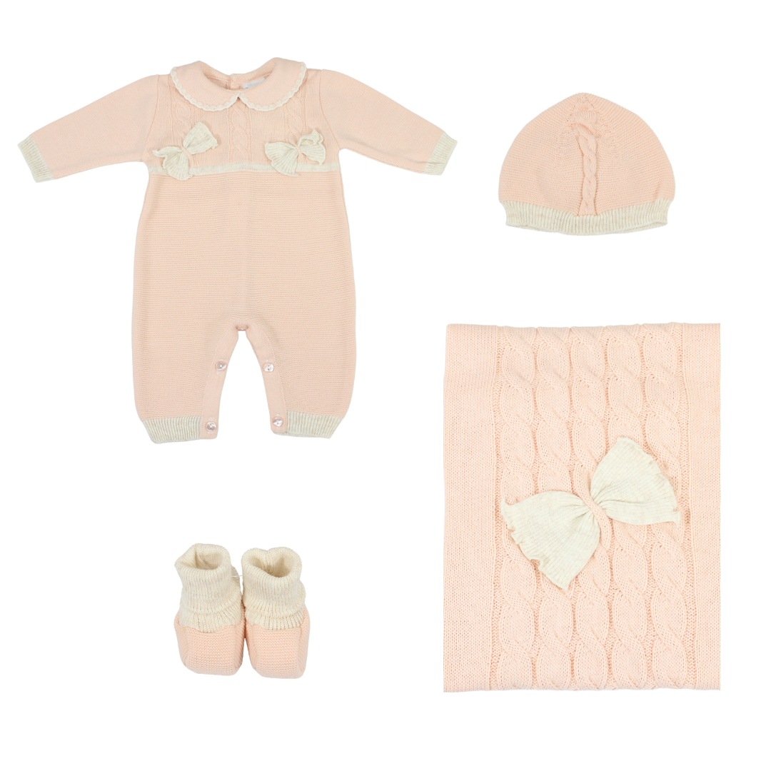 Wool Baby Girl Layette Set 9021C First Emotions