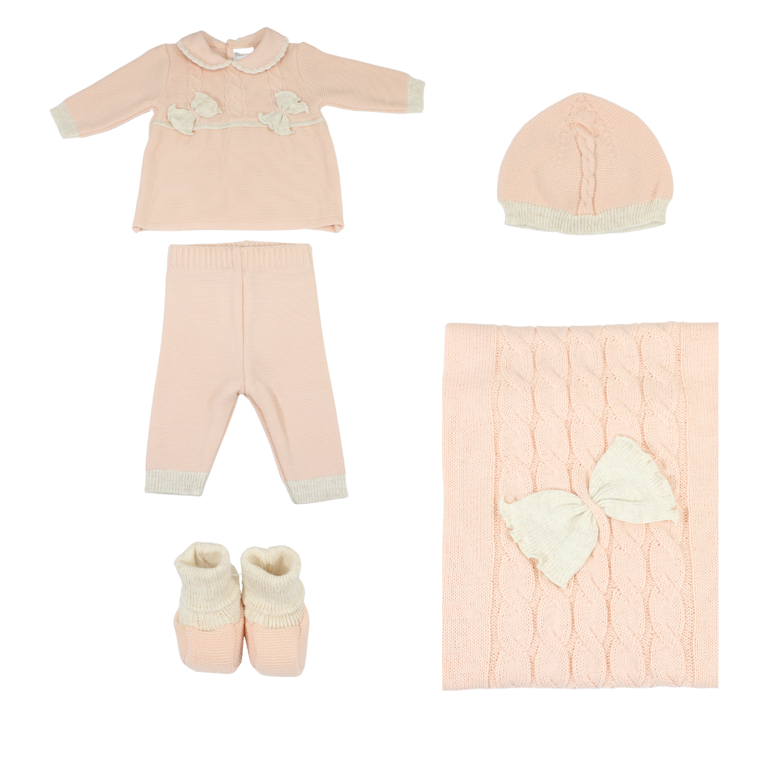 Set corredino neonata in lana 9023C Prime Emozioni