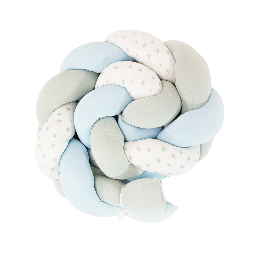 Braid bumper for newborns and baby girls IR1111 Irge