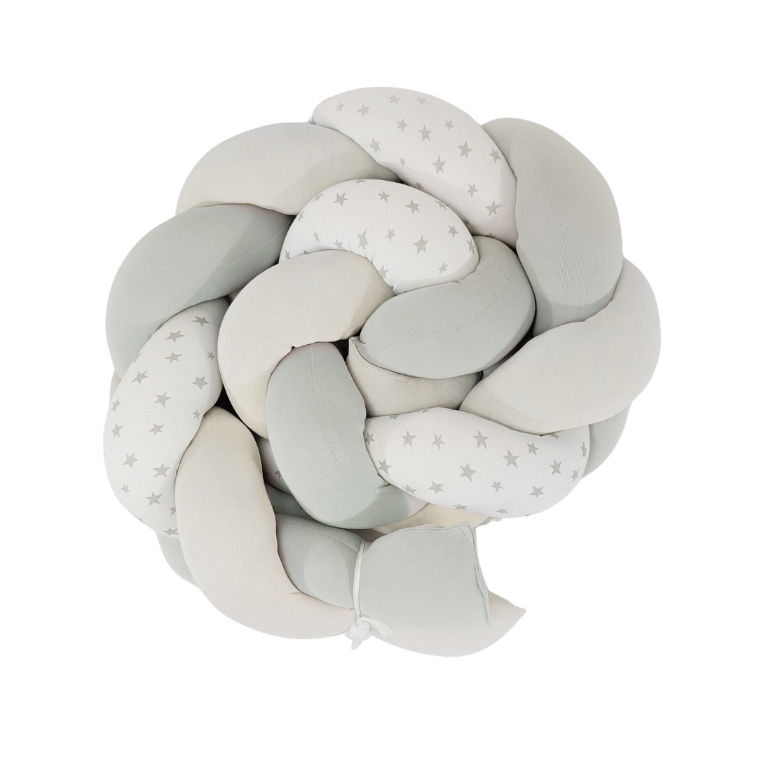 Braid bumper for newborns and baby girls IR1111 Irge